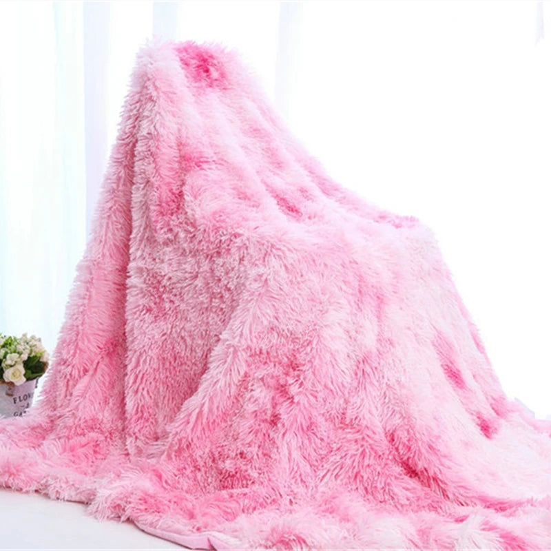 Shaggy Throw Blanket Super Soft Plush for Bed/Couch/Sofa