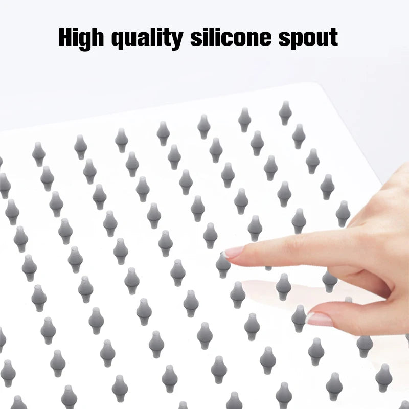 Ultra-Thin LED Rainfall Bathroom Shower Head