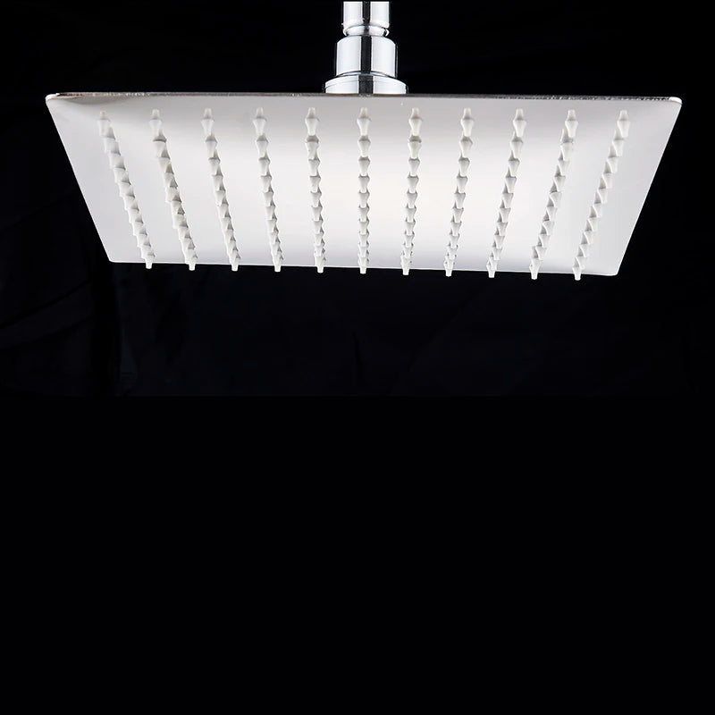 Ultra-Thin LED Rainfall Bathroom Shower Head