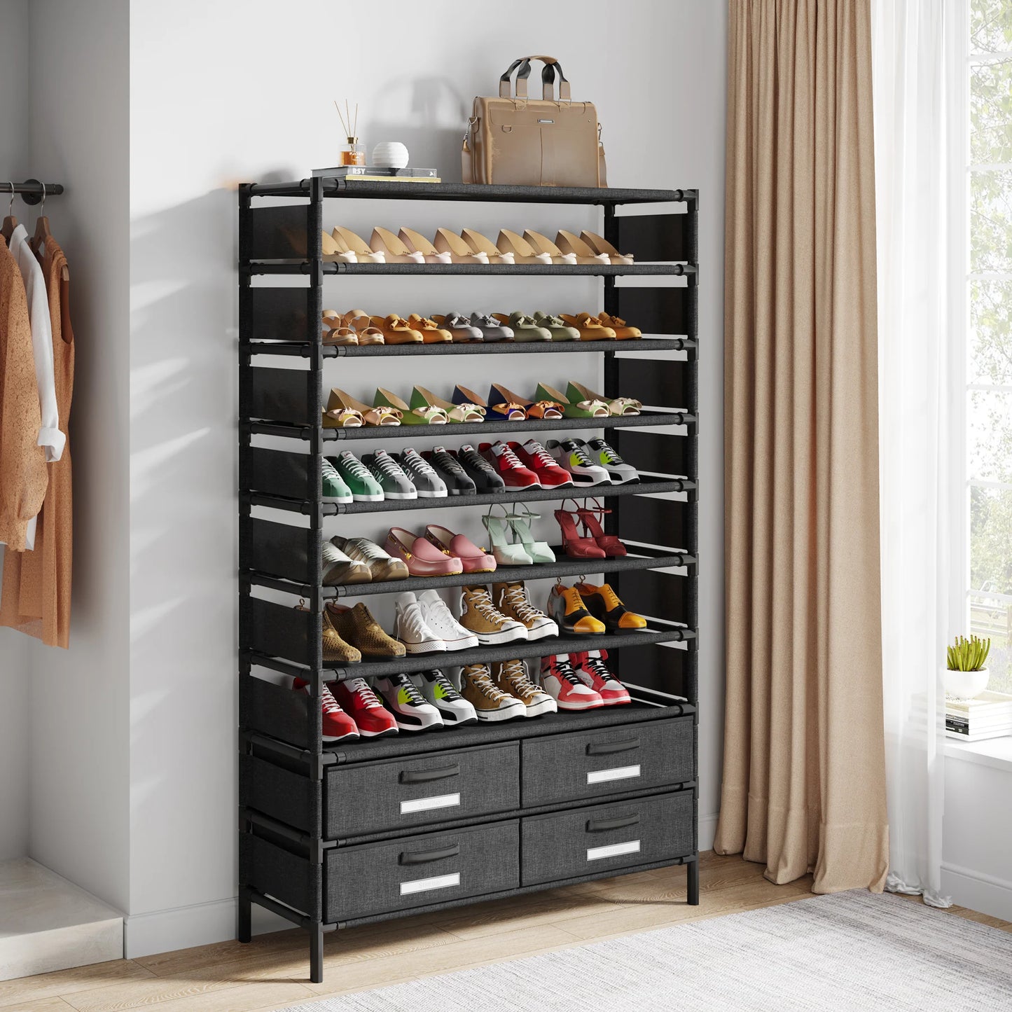 Multi-layer Storage Rack for Bedroom Furniture/Shoe Shelf