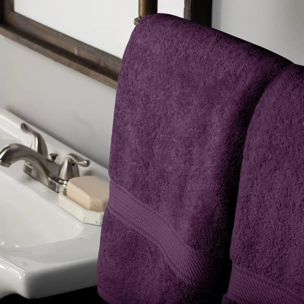 Premium Egyptian Cotton Towels for Bathroom Set