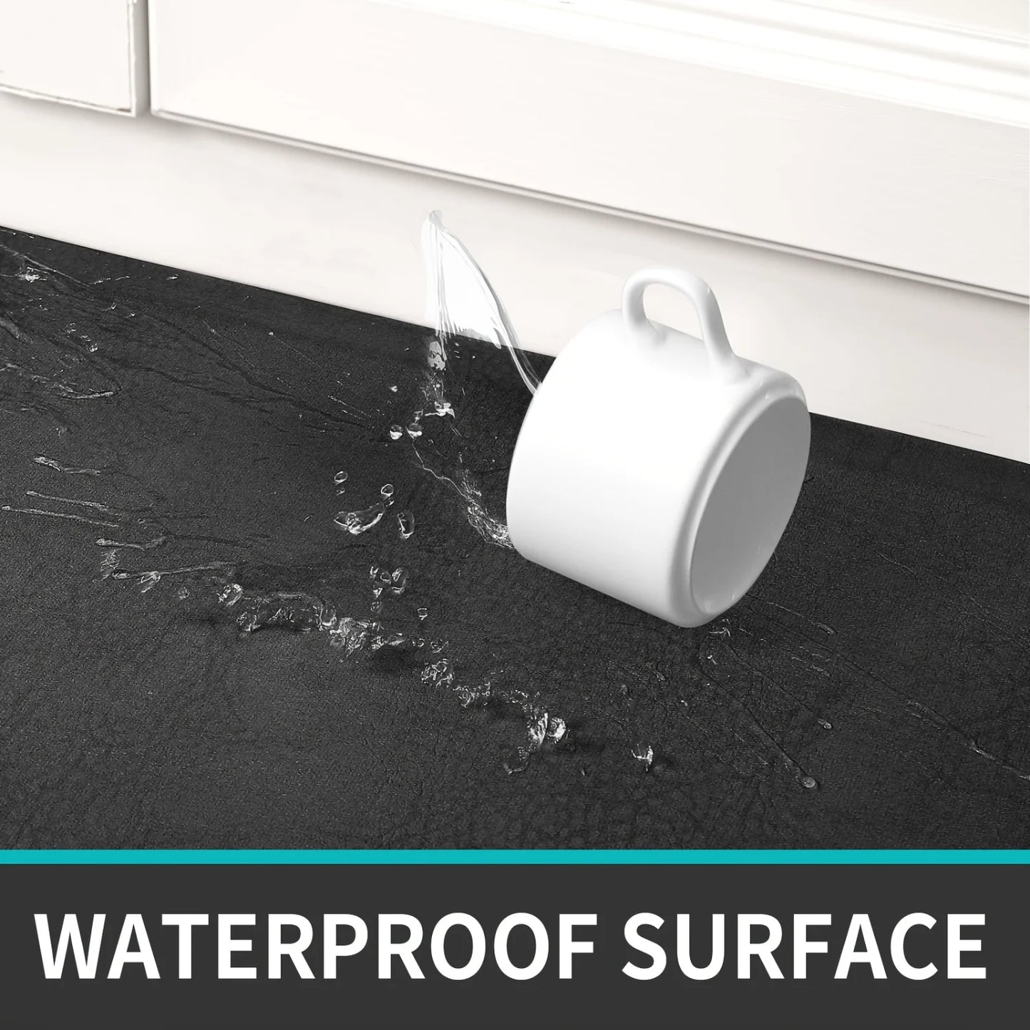 Cushioned Anti Fatigue Kitchen Mat Runner Rug