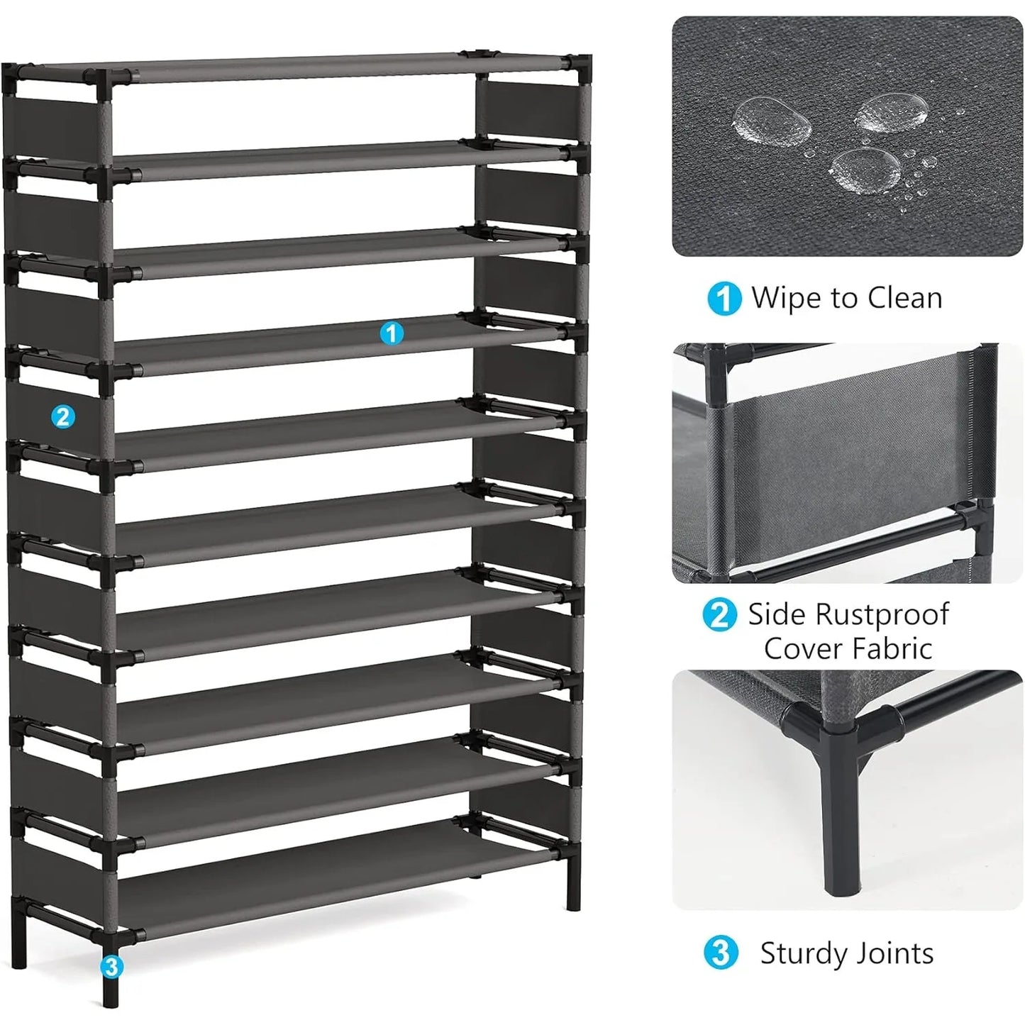 Multi-layer Storage Rack for Bedroom Furniture/Shoe Shelf