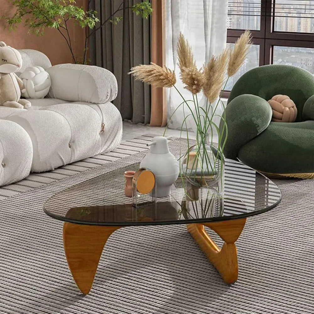 Glass Coffee Tables for Living Room-Triangle