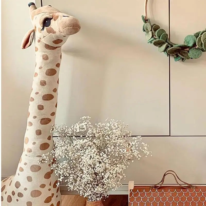 Giraffe Plush Sleeping Doll Toy For Baby Room