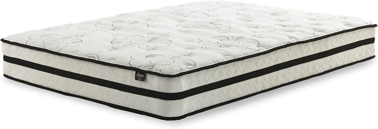 12 Inch Medium/Firm Hybrid Mattress w/Cooling Gel Memory Foam