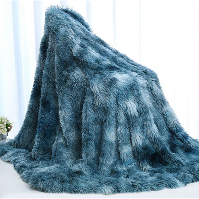 Shaggy Throw Blanket Super Soft Plush for Bed/Couch/Sofa