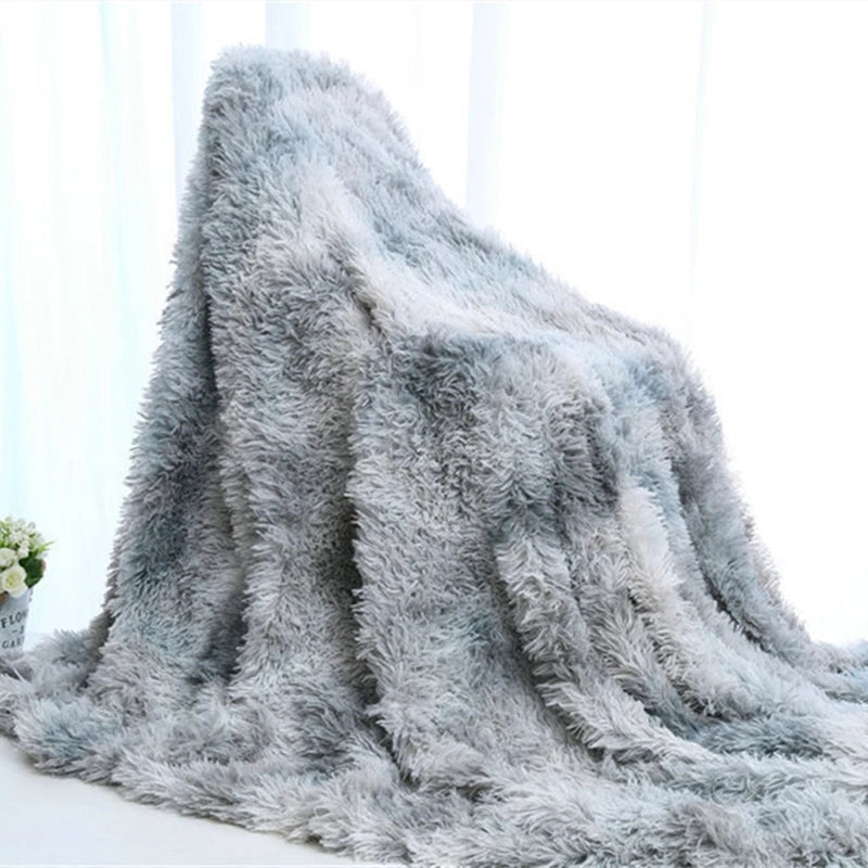 Shaggy Throw Blanket Super Soft Plush for Bed/Couch/Sofa