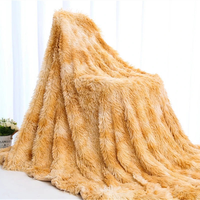 Shaggy Throw Blanket Super Soft Plush for Bed/Couch/Sofa