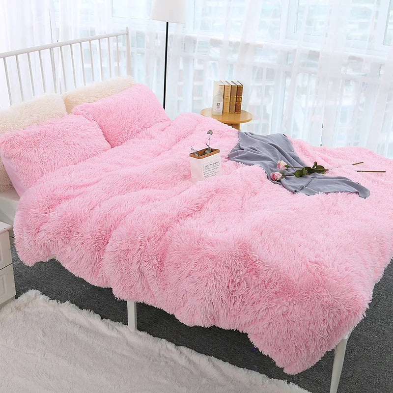 Shaggy Throw Blanket Super Soft Plush for Bed/Couch/Sofa