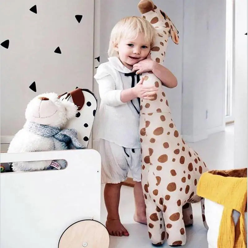 Giraffe Plush Sleeping Doll Toy For Baby Room