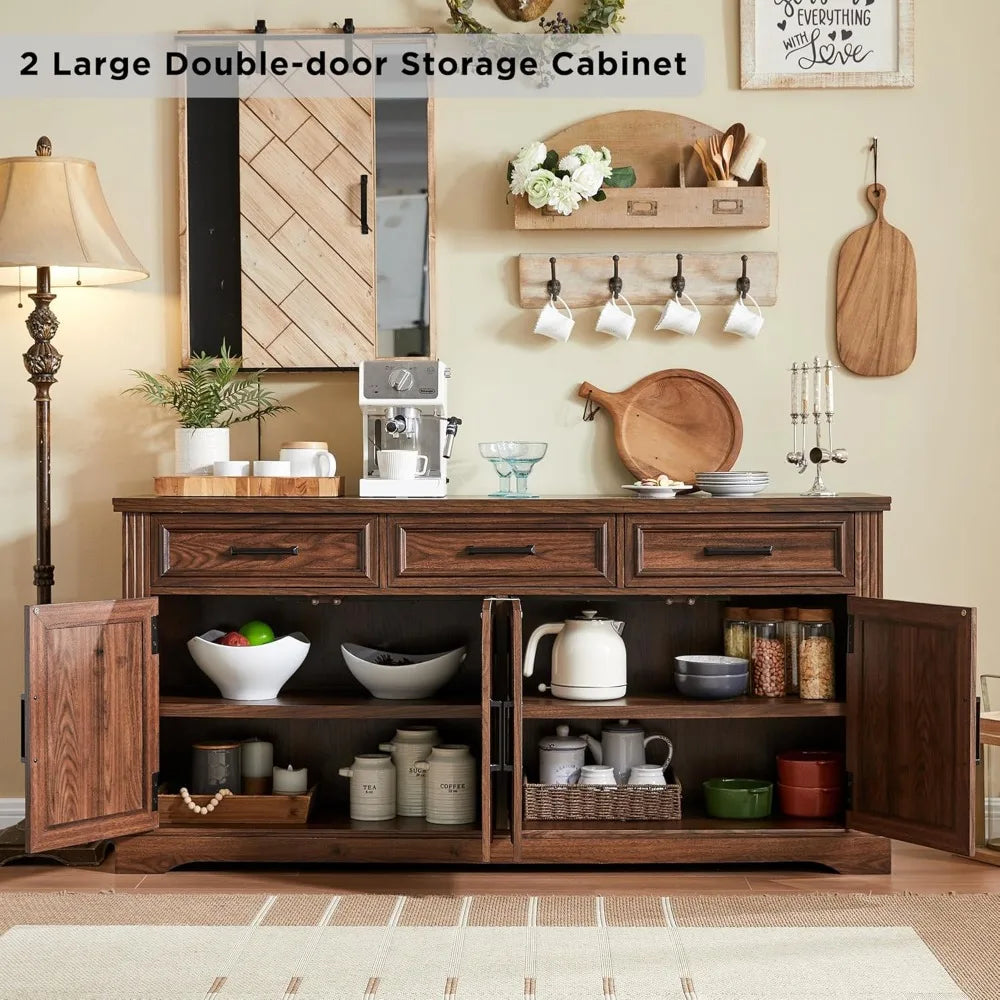 Large Buffet Sideboard Cabinet for Dining Room