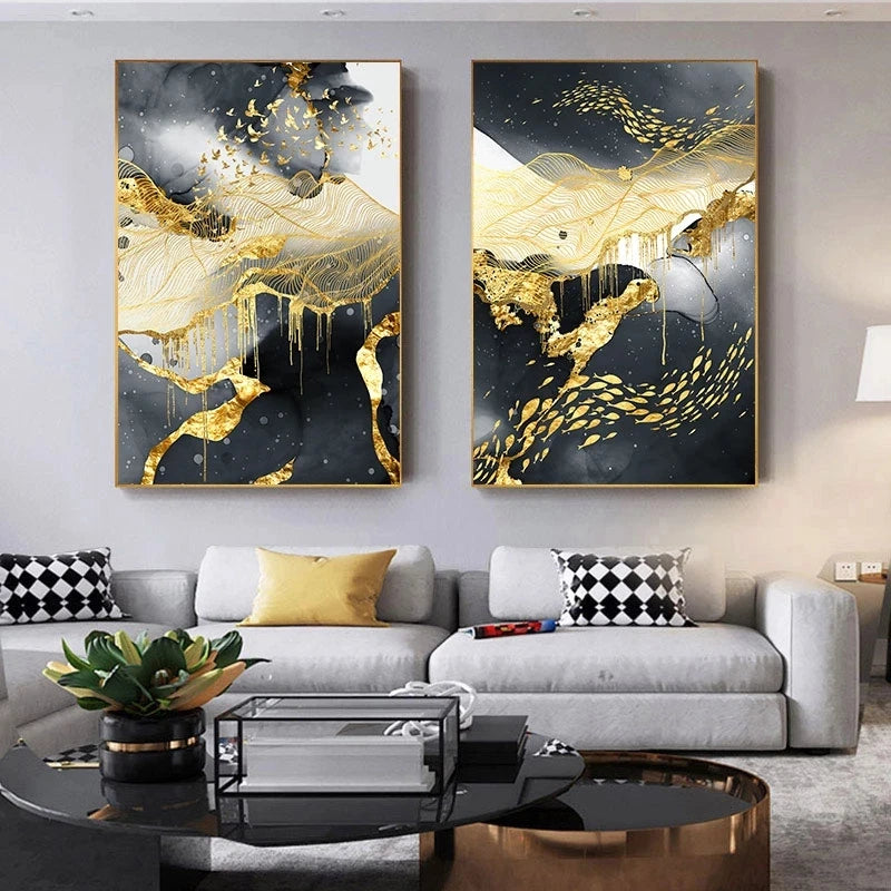 Abstract Classic Canvas Art Painting/Wall Design