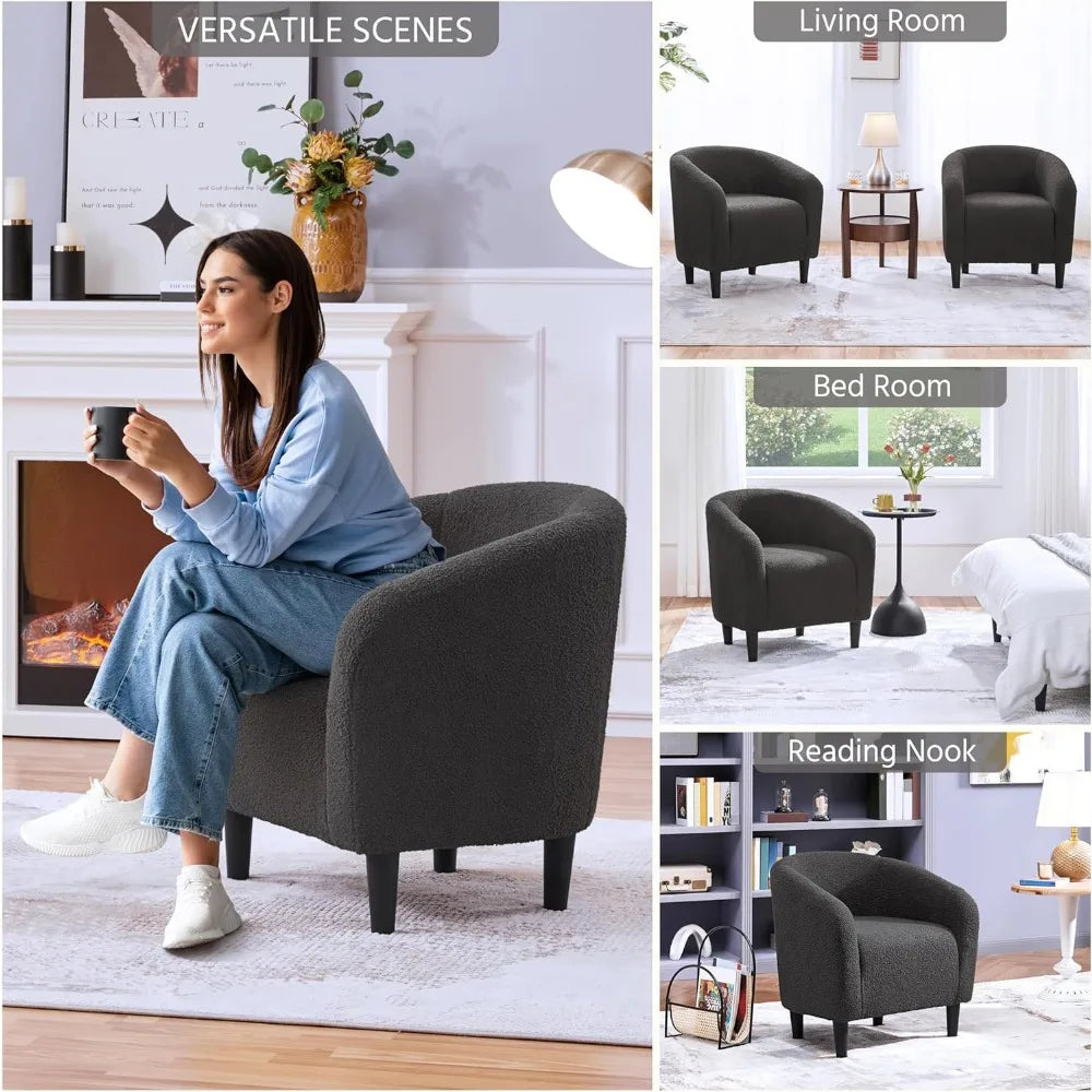 Living Room Chairs w/Cozy Soft Padding