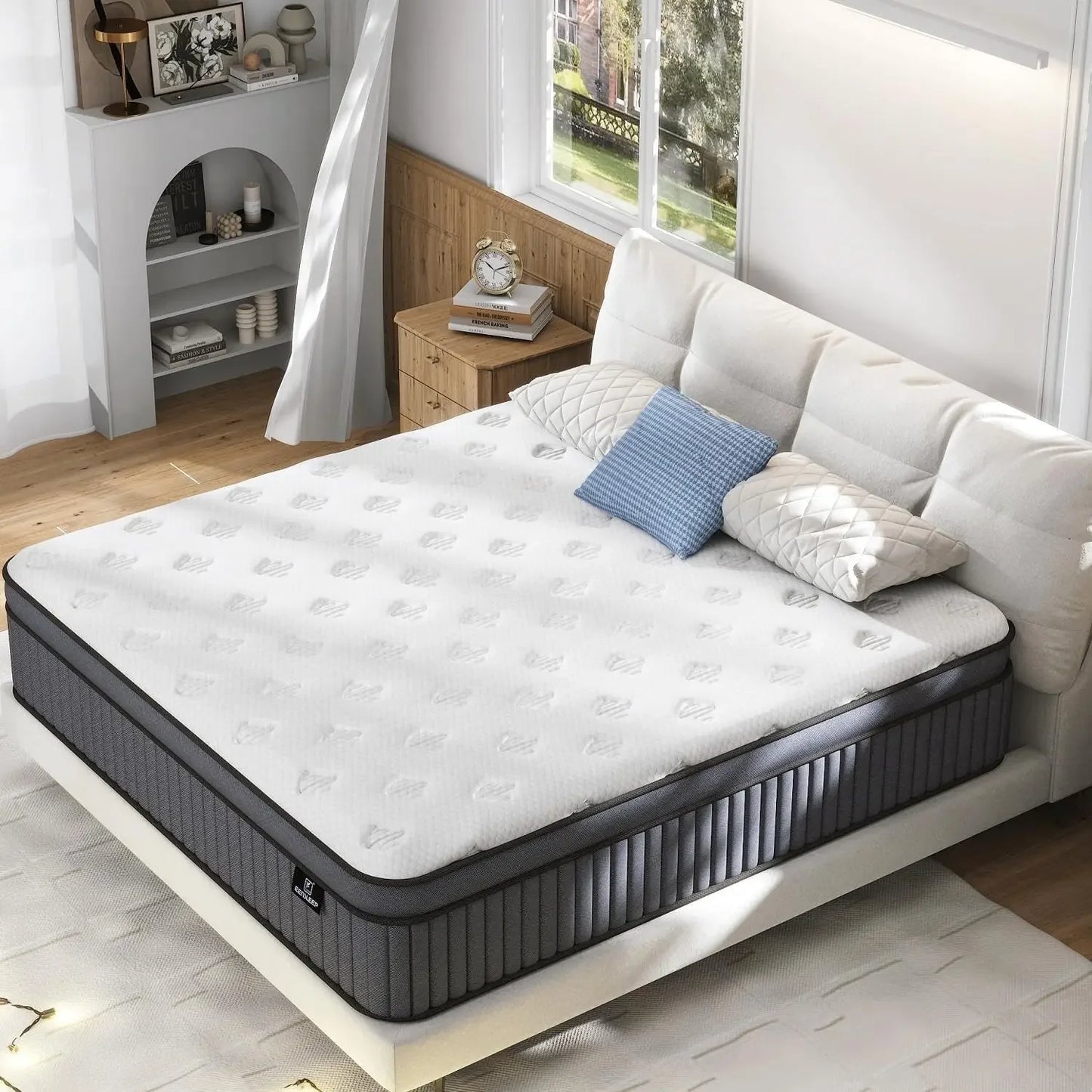 Firm Hybrid Memory Foam King Mattress w/Box