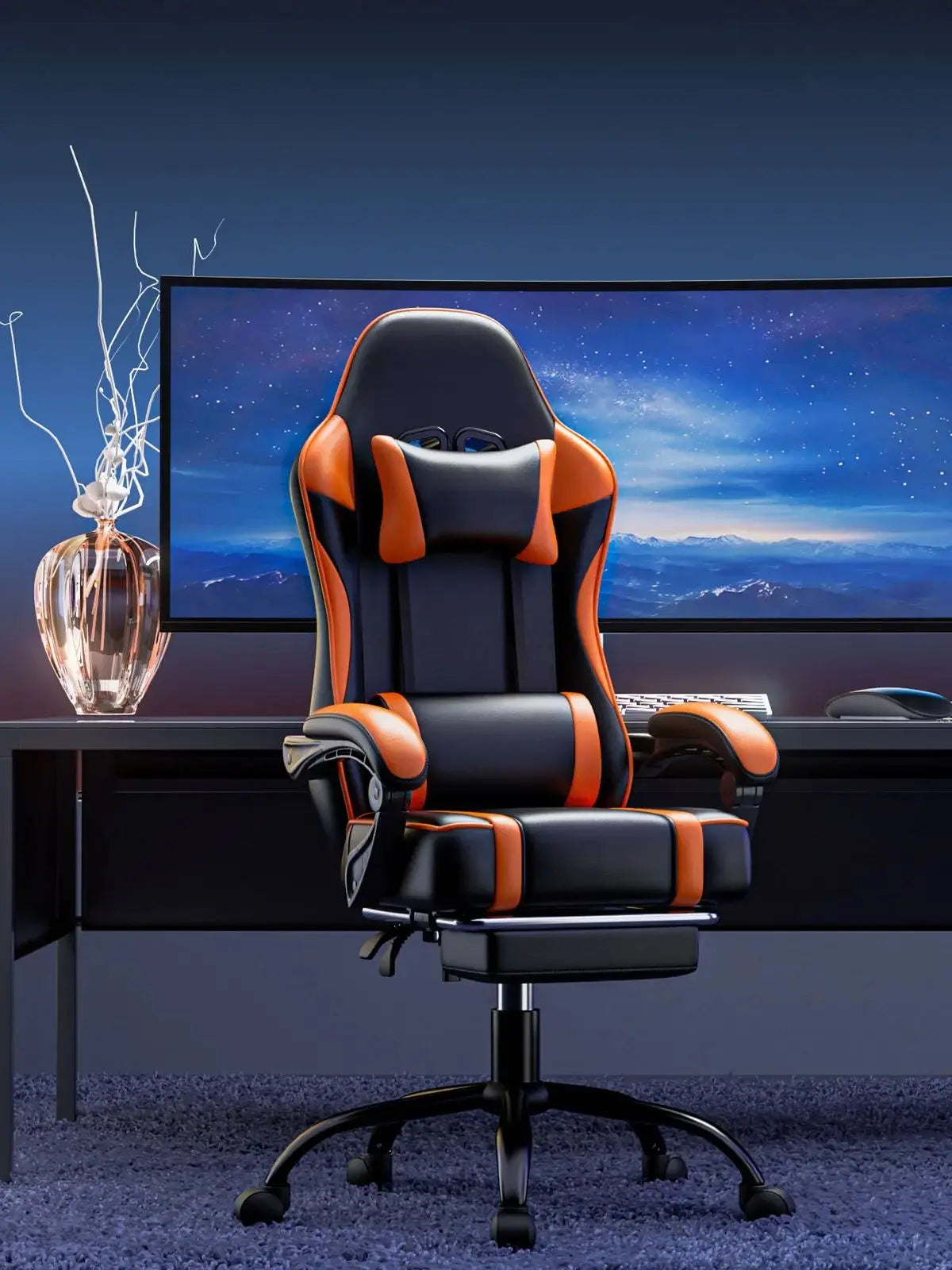 Reclining Gamer Chair/Office Desk Chair