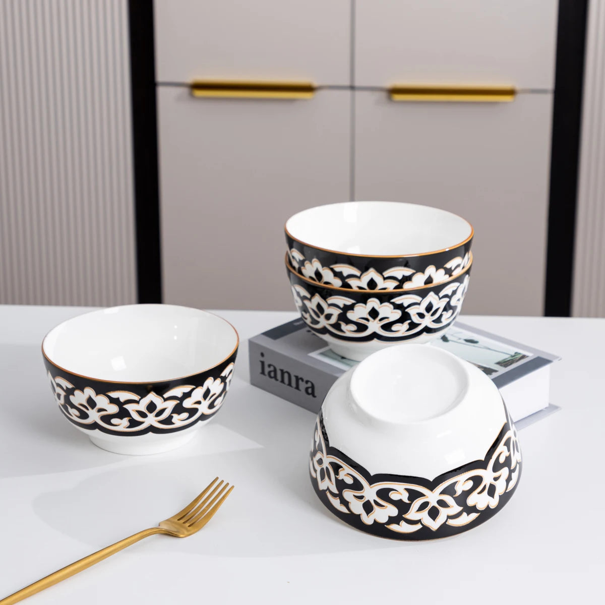 Dinnerware w/Handmade Reactive Glaze Dishes Set