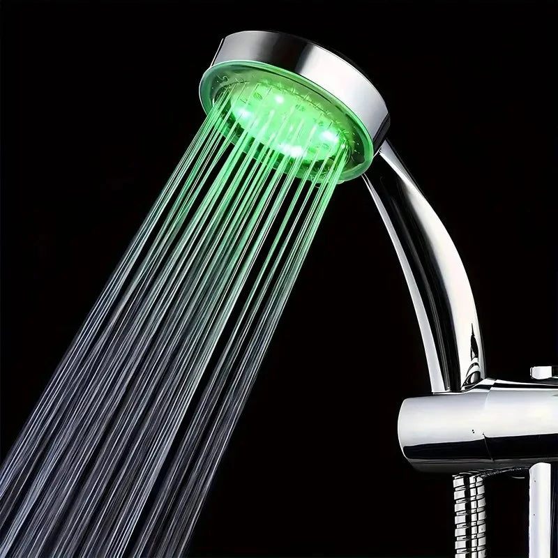 LED 7 Automatic Colors-Changing Shower Head Bathroom Accessories