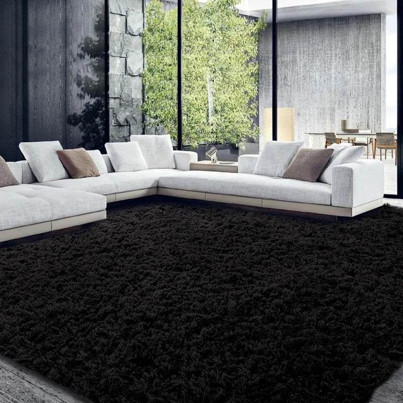 Large Shaggy Ultra Plush Faux Fur Carpet