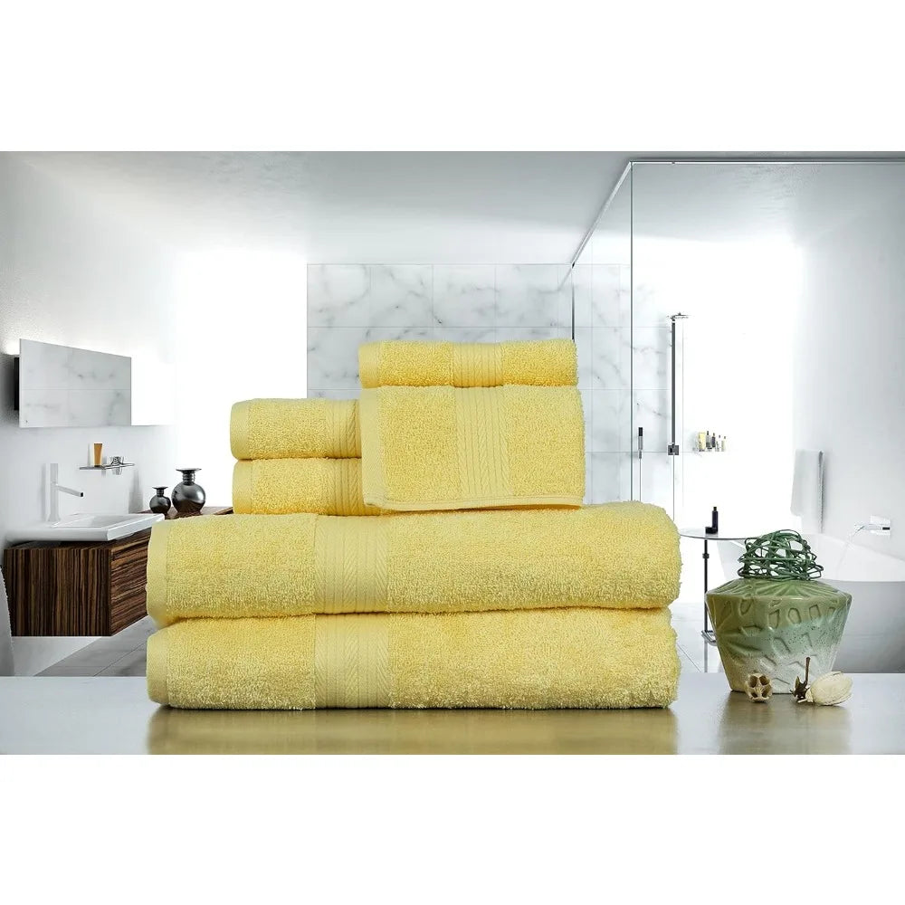 Cotton Bathroom Towels Sets