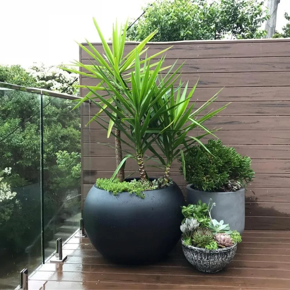 Fiber Stones Planters for Indoor/Outdoor Patio