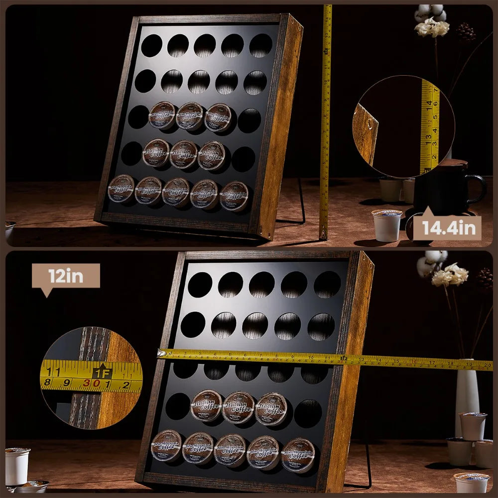 Wooden K Cup Holders Holds 25 Pods