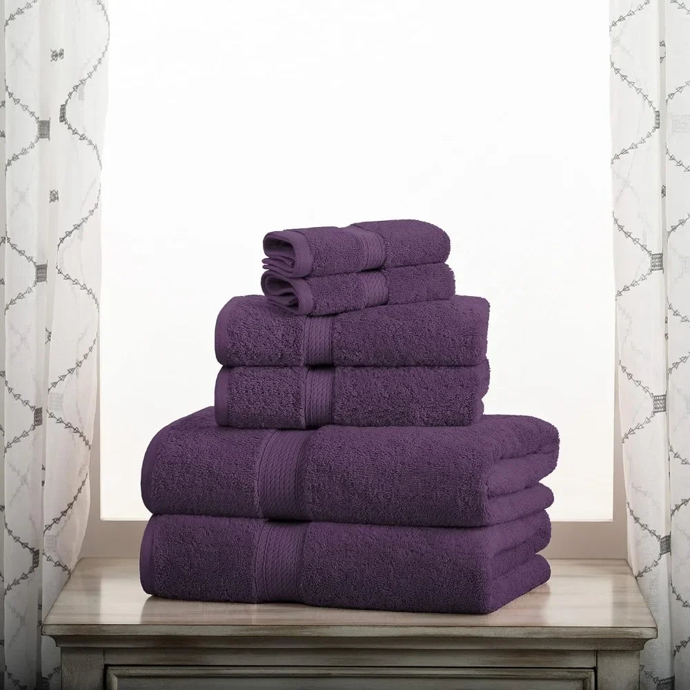 Premium Egyptian Cotton Towels for Bathroom Set