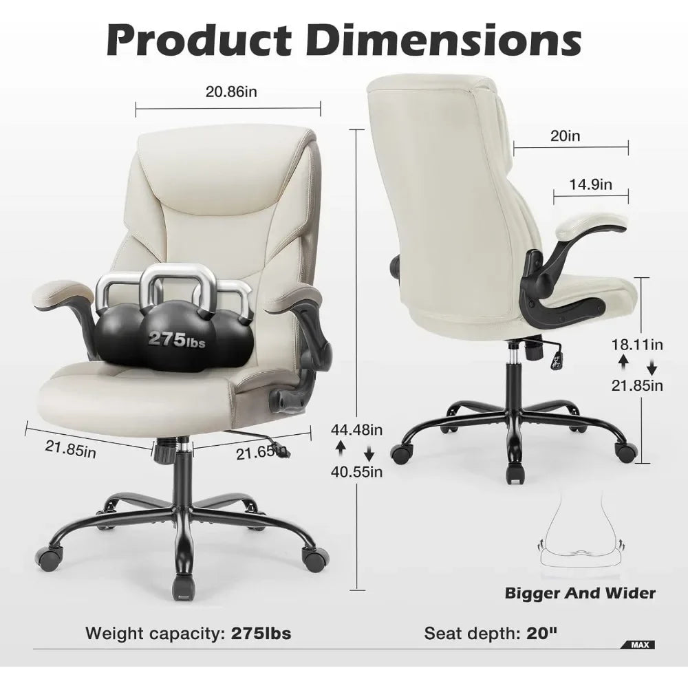 Leather Executive Ergonomic Desk Chair