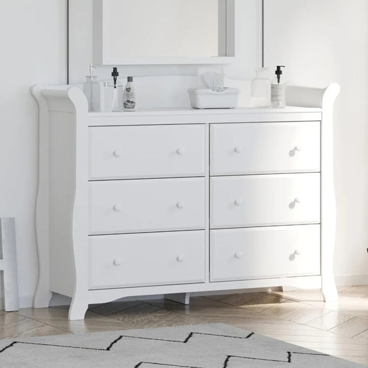 Classic Design Double Dresser for Nursery