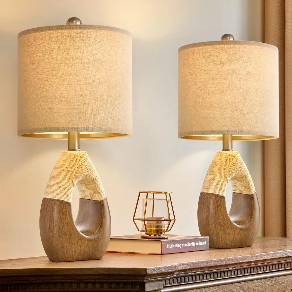 Table Lamps for Bedroom Living Room Set 2