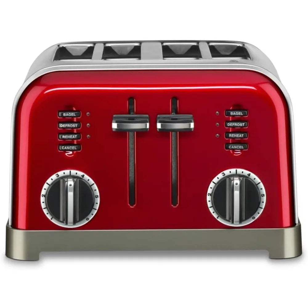 Brushed Stainless Toaster for Bread Cooking Appliances