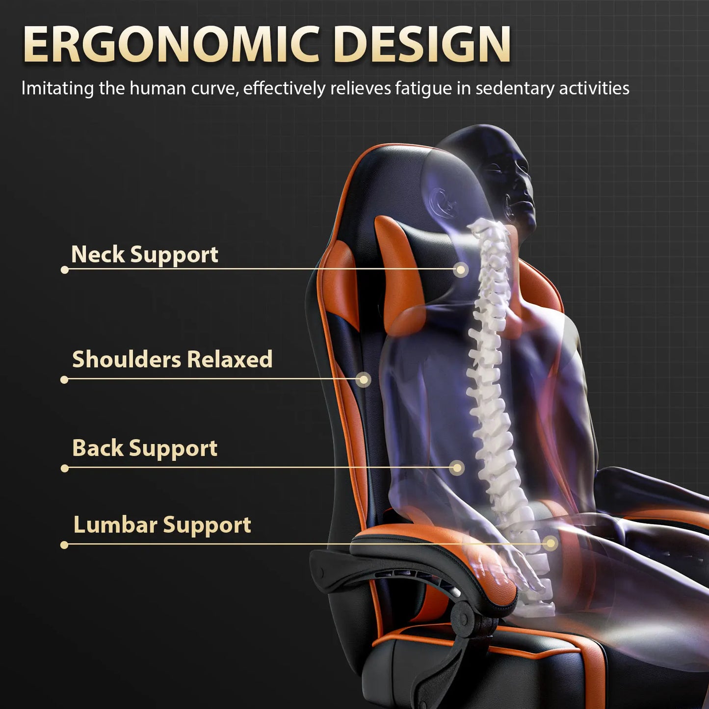 Reclining Gamer Chair/Office Desk Chair