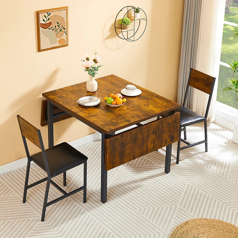 Vintage Folding Dining Table 1.2 inches thick For Dining Room