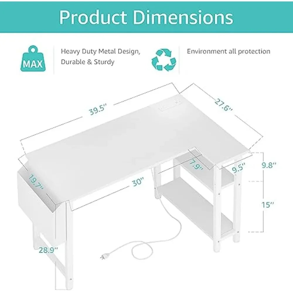 L-Shaped Desk PC Desks