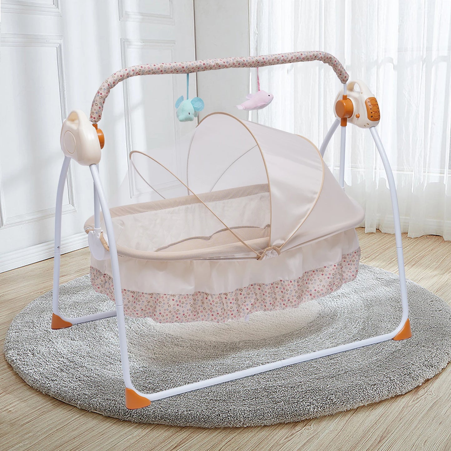 Electric Baby Cradles Auto Swing Rocker