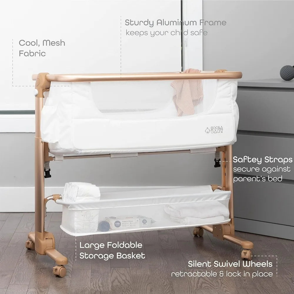 Bedside Bassinet/Bedside Sleeper/Portable Crib for Baby