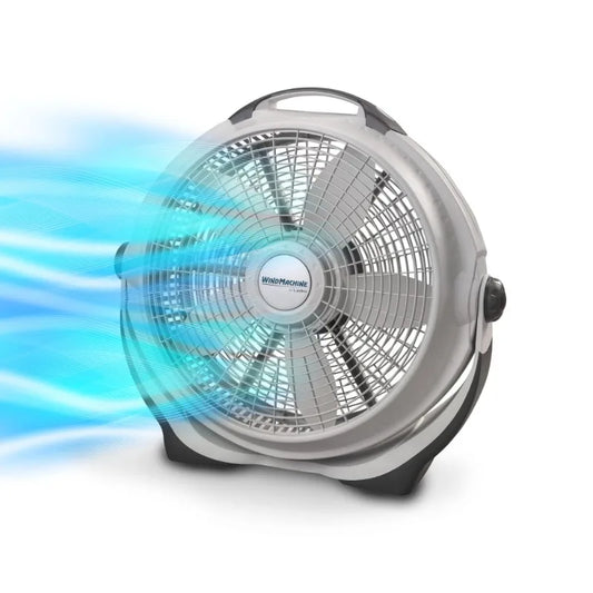 Wind Machine 20" Pivoting Floor Fan with 3 Speeds