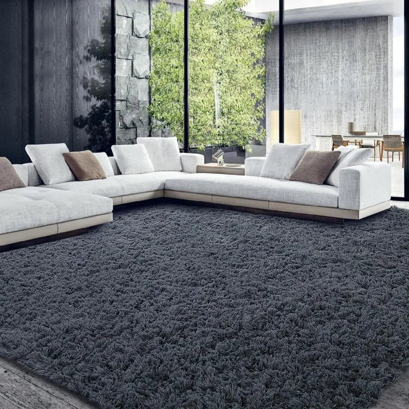 Large Shaggy Ultra Plush Faux Fur Carpet