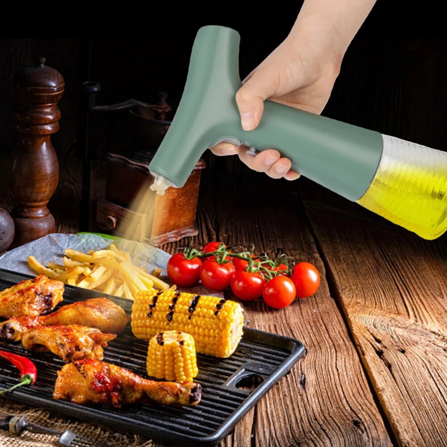 Culinary Innovative USB Charging Olive Oil Spray Bottle