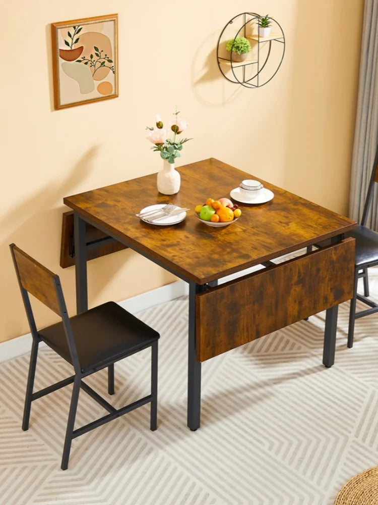 Vintage Folding Dining Table 1.2 inches thick For Dining Room