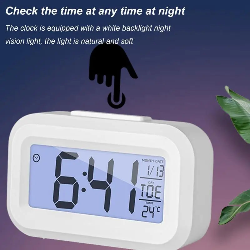 Portable Voice Digital Alarm Clock For Desktop