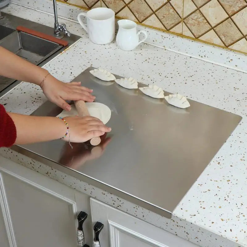 Cutting Board with Lip Extra Large Stainless Steel