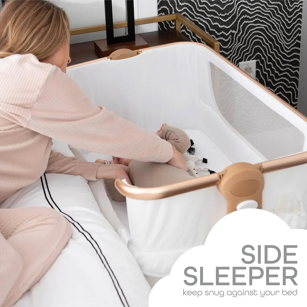 Bedside Bassinet/Bedside Sleeper/Portable Crib for Baby