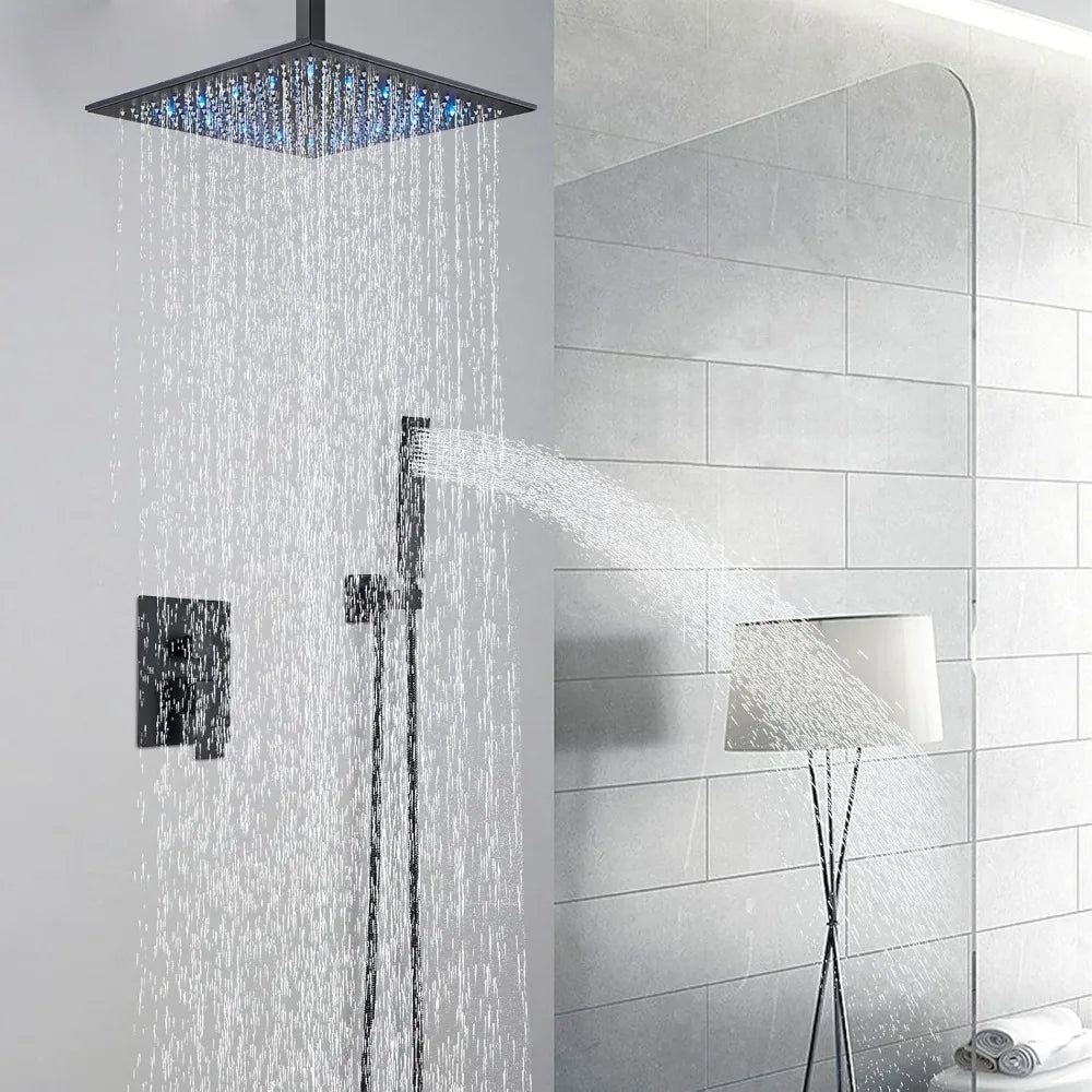 Ceiling Mount Shower Faucets Complete Sets