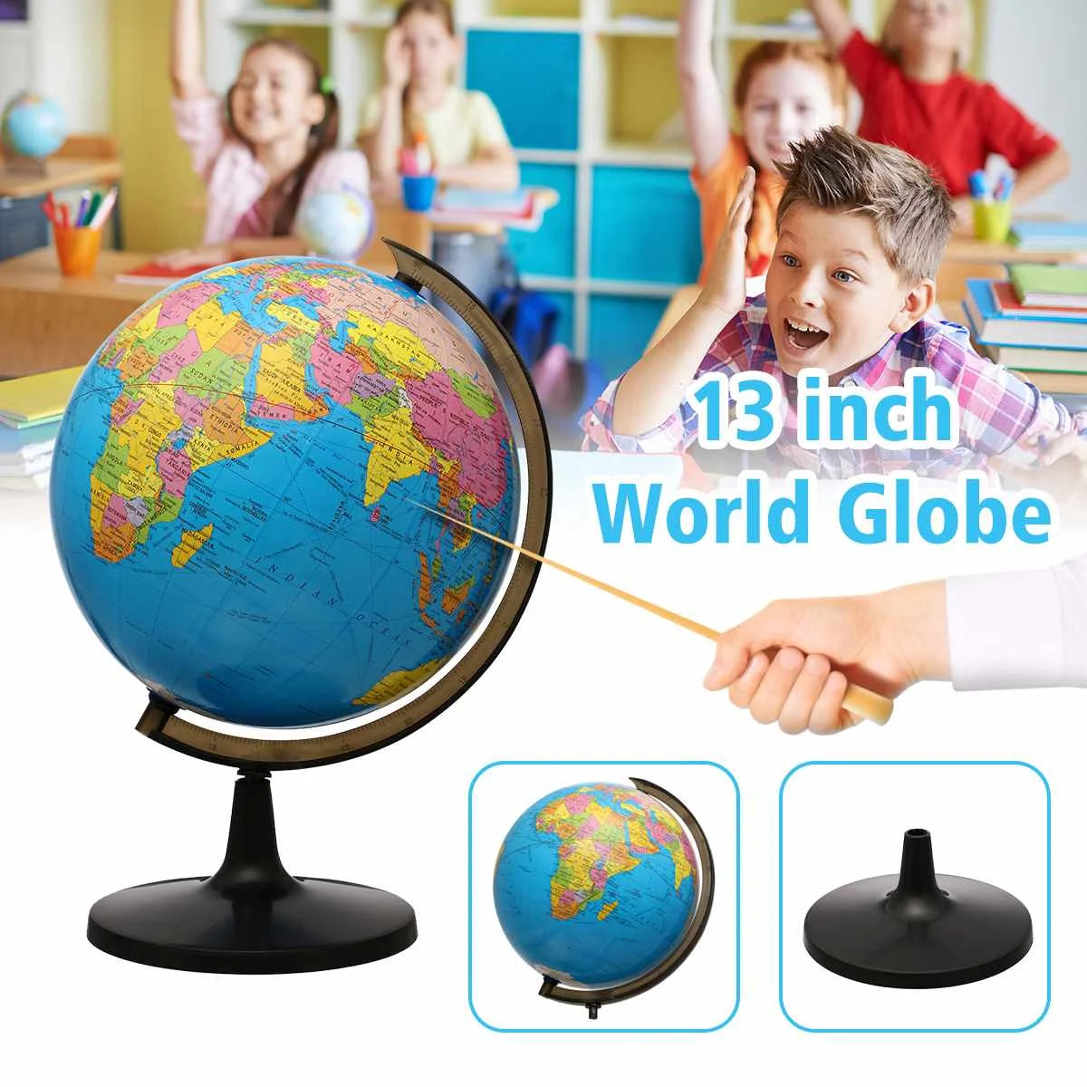 Globe Model World Map for Home Office