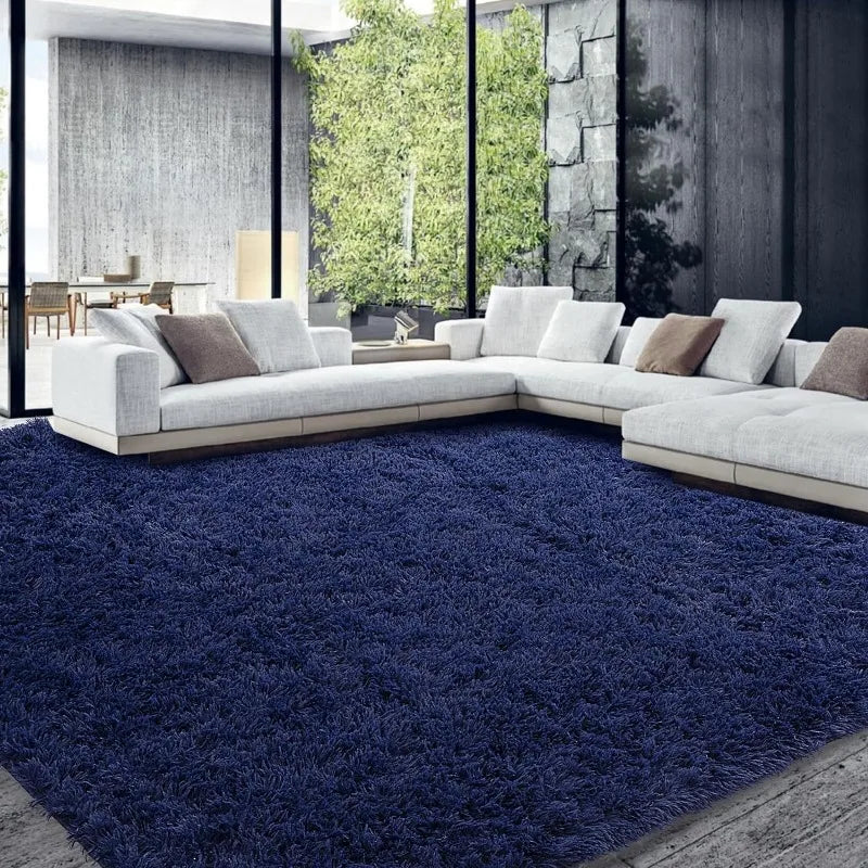 Large Shaggy Ultra Plush Faux Fur Carpet