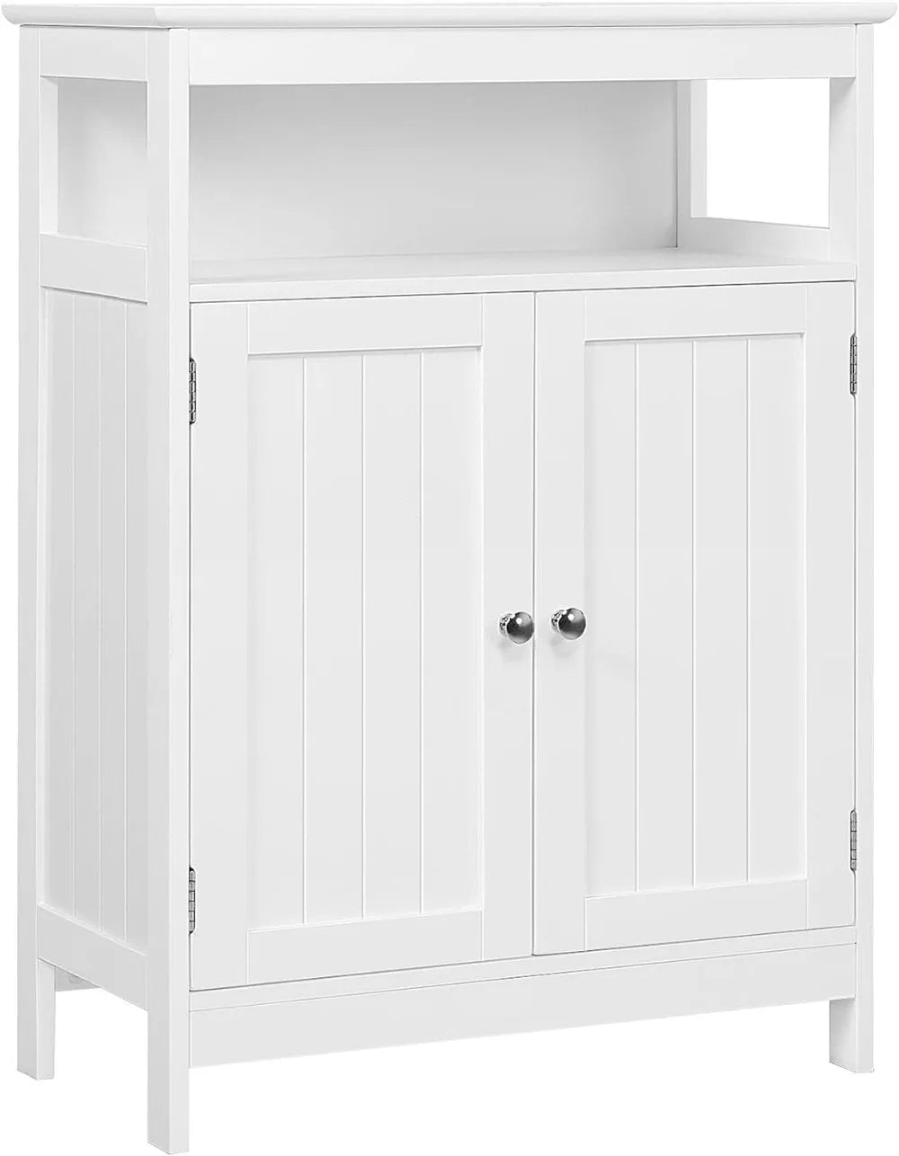 Bathroom Floor Storage Cabinet w/2 Doors/Adjustable Shelf