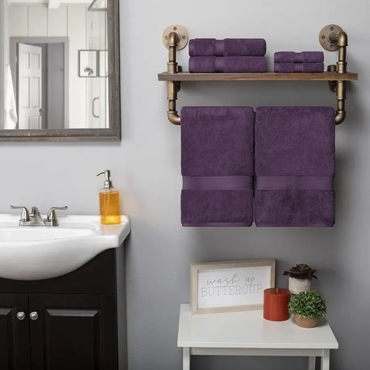 Premium Egyptian Cotton Towels for Bathroom Set