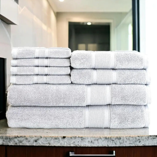 Premium Turkish Cotton Bathroom Towel Set