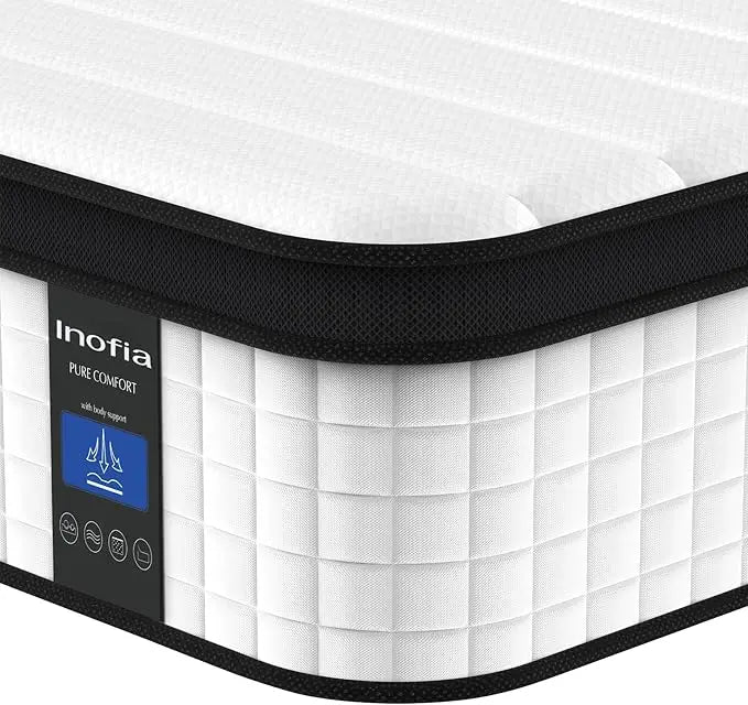 King Size Hybrid Mattress w/Memory Foam Layer